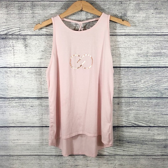 CALIA by Carrie Underwood Tops - Calia pink emblem cris cross back tank top
